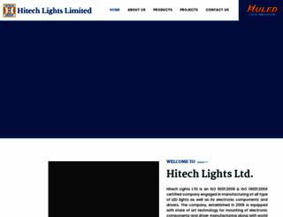 hitechlights.in screenshot
