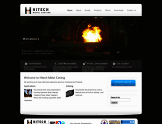 hitechmetalcasting.com screenshot