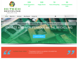 hitechrecycling.in screenshot