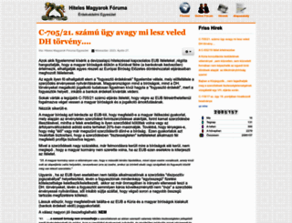 hitelesmagyar.com screenshot
