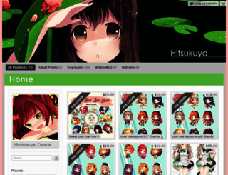 hitsukuya.storenvy.com screenshot