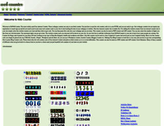 hitwebcounter.com screenshot