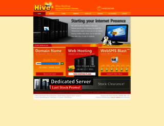 hivehosting.net screenshot