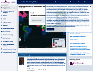 hivpolicywatch.org screenshot