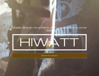 hiwatt.com screenshot