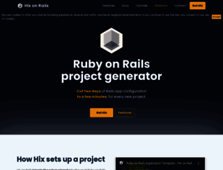 hixonrails.com screenshot