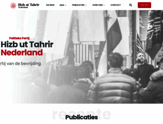 hizb-ut-tahrir.nl screenshot