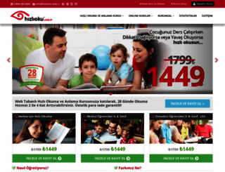 hizlioku.web.tr screenshot