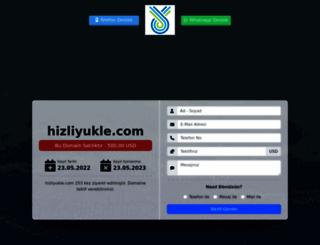 hizliyukle.com screenshot