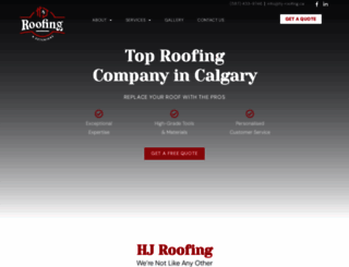 hj-roofing.ca screenshot