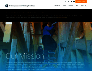 hjweinbergfoundation.org screenshot