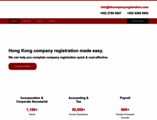 hkcompanyregistration.com screenshot