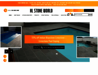 hlstoneworld.com.au screenshot