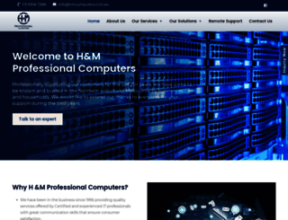 hmcomputers.com.au screenshot
