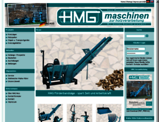 hmg-forsttechnik.de screenshot