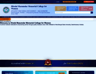 hmmcollege.ac.in screenshot