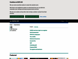 hmrc.gov.uk screenshot