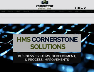 hmscornerstonesolutions.com screenshot
