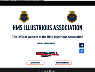 hmsillustriousassociation.com screenshot