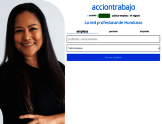 hn.acciontrabajo.com screenshot