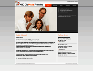 hno-frankfurt-citypraxis.de screenshot
