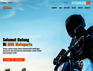 hnsmotoparts.com screenshot