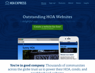 hoa-express.com screenshot