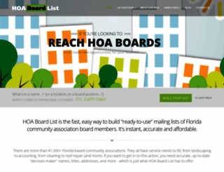 hoaboardlist.com screenshot