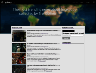 hoax.trendolizer.com screenshot