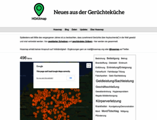 hoaxmap.org screenshot
