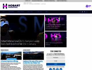 hobartinternational.com.au screenshot
