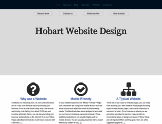 hobartwebsitedesign.com.au screenshot