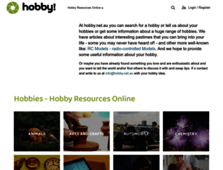hobby.net.au screenshot