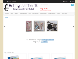 hobbygaarden.dk screenshot