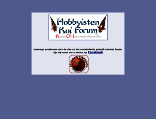 hobbyistenkoiforum.nl screenshot