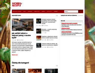 hobbyrecepty.cz screenshot