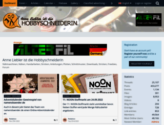 hobbyschneiderin.com screenshot