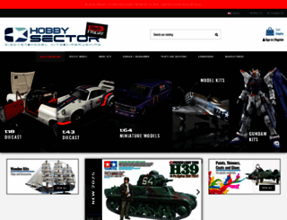 hobbysector.com screenshot