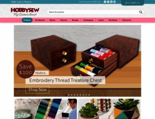 hobbysew.com.au screenshot
