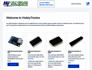 hobbytronics.co.uk screenshot