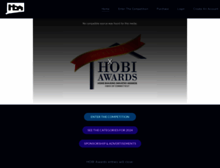 hobiawards.com screenshot