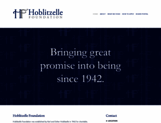 hoblitzelle.org screenshot