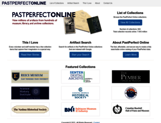 hoboken.pastperfect-online.com screenshot