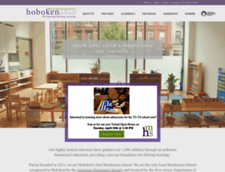 hobokenmontessori.com screenshot