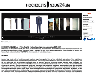 hochzeitsanzug24.de screenshot