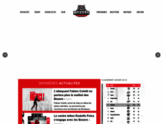 hockey-boxers-de-bordeaux.fr screenshot