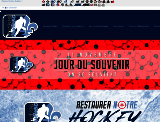 hockey.qc.ca screenshot