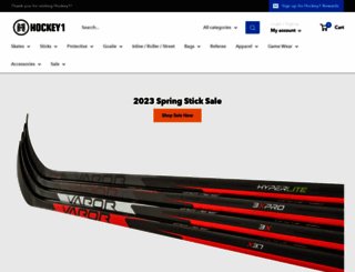 hockey1.com screenshot