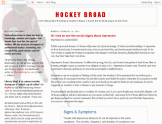 hockeybroad.com screenshot