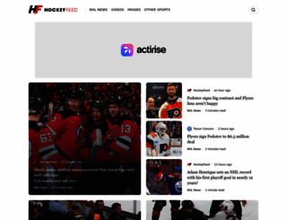 hockeyfeed.com screenshot
